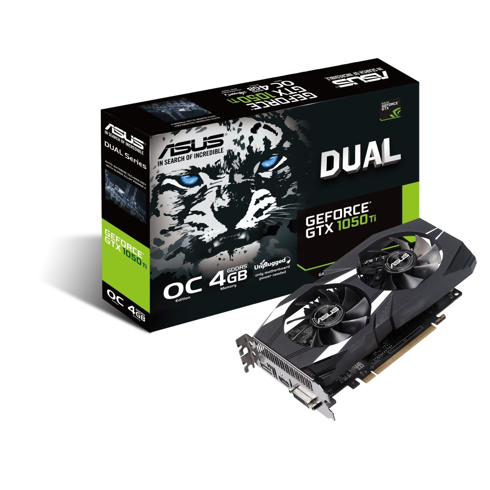 ASUS DUAL GeForce GTX 1050ti 4GB